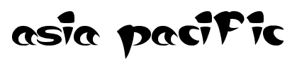 asia pacific font